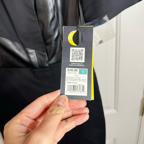 NEW Phillip Lim For Target Faux Leather Mini Dress - Picture 3 of 11